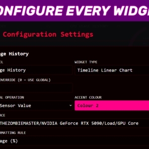 FluxDash - Configure every widget